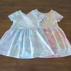 Toddler Girls 2pk Tie-Dye cotton Dress set size 2T